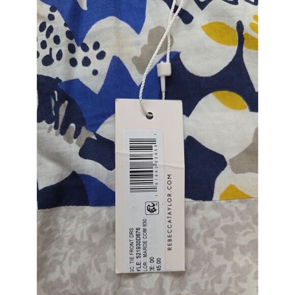 NWT Rebecca Taylor | Sz 0 | Maxi Sundress 💚 💙 💛 Floral Flowy Care Tag Missing - Picture 7 of 13